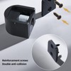 Luocute Magnetic Door Stopper Windproof, Upgrade Punchfree Mechanical Silent Floor