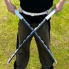 Inosuke Sword Real Steel Metal Samurai Sword Set 40 Inches,Nichirin