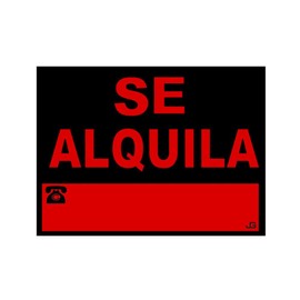 PVC-Plakat 40x30cm „Miete“