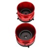 1 Pair NAB Hub Adapters Polished Aluminum Alloy Universal Loading