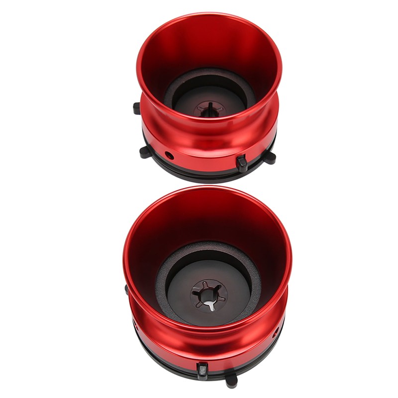 1 Pair NAB Hub Adapters Polished Aluminum Alloy Universal Loading