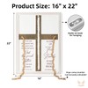 Musgsfbbs A Cord of Three Strands Wedding Ceremony Sign 16×22