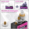 Beffkkip 12PCS MG90S 9g Micro Servo Motor Metal Gear for