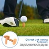 Tee Rubber, 8-Piece Rubber Tees Unbreakable Tees Base Driving Range