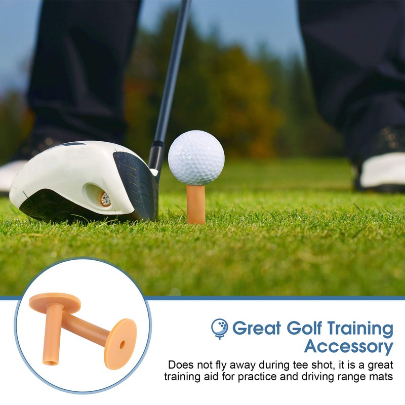 Tee Rubber, 8-Piece Rubber Tees Unbreakable Tees Base Driving Range