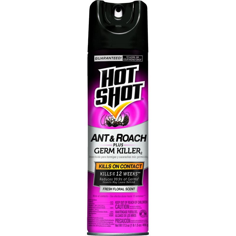 Hot Shot HG-14460 Ant and Roach Killer with Germ Killer