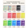 1/2 Inch Small Vinyl Letter Number Stickers, 3100 Pieces Multi