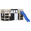 vidaXL Curtains, Curtain Set for Loft Bed, Play Bed, Children's