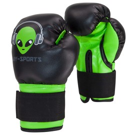 BAY® Discount Green Alien Kids Boxing Gloves (2 oz)