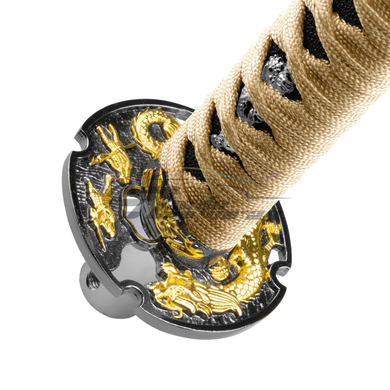 EZAUTO WRAP 26cm Gold Black Shift Knob Samurai Sword Alloy