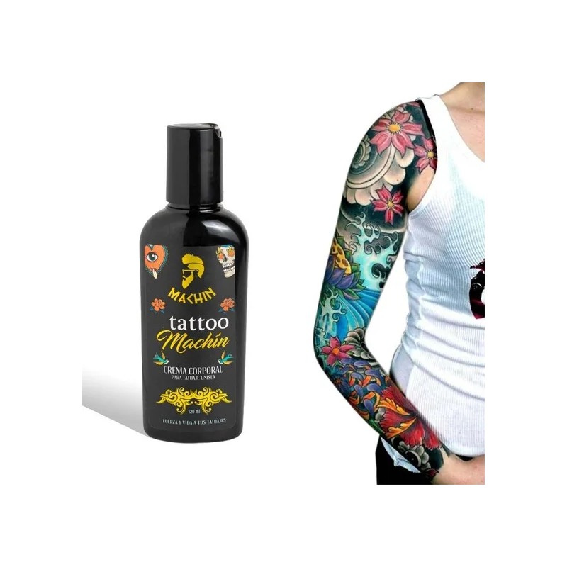Crema Corporal Para Tatuajes Hidratante Vitamina Uso Diario