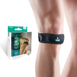 OPPO Patella Knee Strap with Pad for Tendon Injury and Pain Relief. Adjustable Universal Sizing. Breathable Neoprene for All Day Comfort and Fit