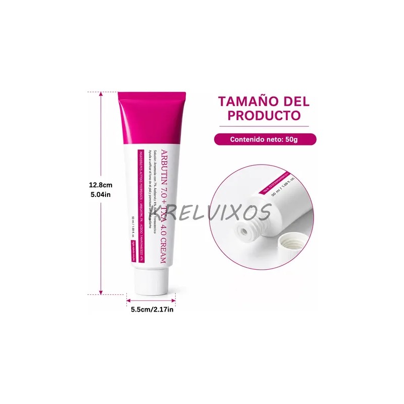 Crema De Arbutina 7% + Ácido Tranexámico Al 4%, 70.000