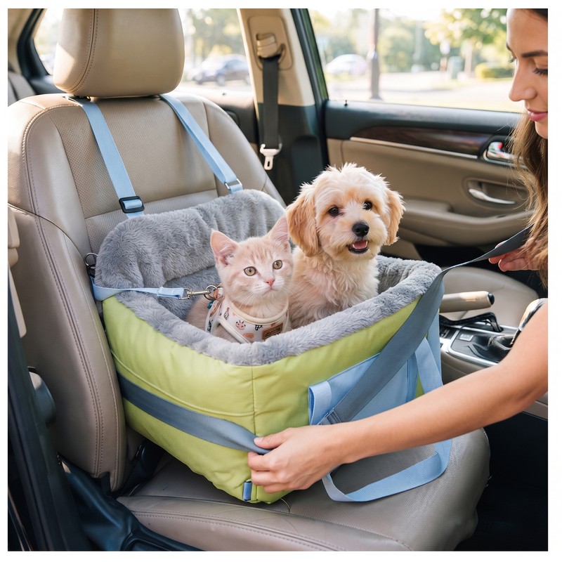 Waterproof Dog Car Seat Booster for Small Dogs – Elevated