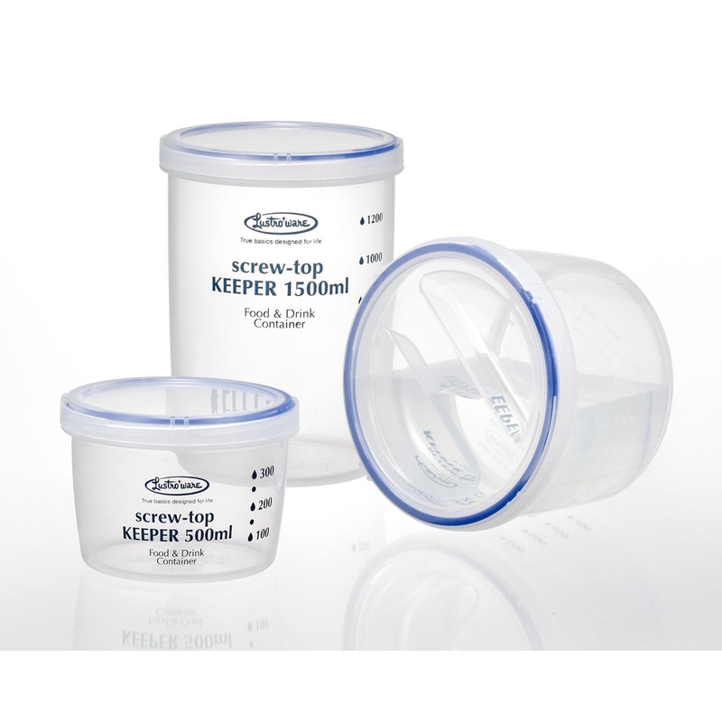 Iwasaki IR27080 Food Storage Container, Antibacterial, Leak Proof, With Seal,