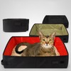 Folding Cat Litter Box Waterproof Portable Oxford Cloth Foldable Cat