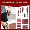 Sundpey 379 Pcs Portable Complete Home and Auto Tool Kit
