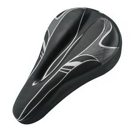 Bicycle Saddle Cover, Gel Saddle Cover Bicycle with Multilayer Padding, Universal Padded Bicycle Saddle Covers, Comfortable Shockproof Saddle Protector Bicycle Seat for Road Bike Saddles Mountain Bike
