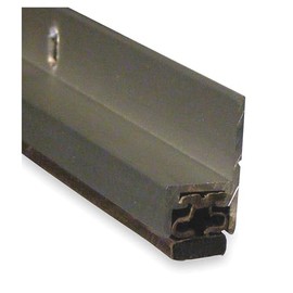 Pemko - 2815CM36 Magnetic Perimeter Gasketing, Clear Anodized Aluminum with Magnetic Insert, 36" L x 0.4375" W x 1" H