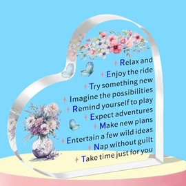 WTOPP Retirement Gift For Women Leaving Gifts Acrylic Plaque Keepsake For Colleagues Friends Retired Teachers Nurses Doctor Retirees Boss Leader Going Away Gifts