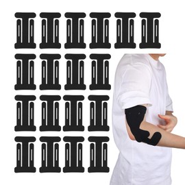 Tinoaly 18pcs Elbow Kinesiology Tape, Pre-Cut Waterproof Elbow Tape Strips Breathable Cotton Physio Sports Stickers Suitable for Sports Long Lasting Support Accessories for Women Men