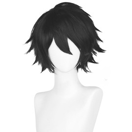 LAOBAO Cosplay Wig, L = Lowlight, L, Lawliet Wig, Heat Resistant, Disguise Wig, Costume Accessories, Parties, Costumes, Festivals, Events, Cosplay Wig