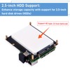 GeeekPi M.2 NVME 2.5 USB Adapter Bottom NU08 for Raspberry