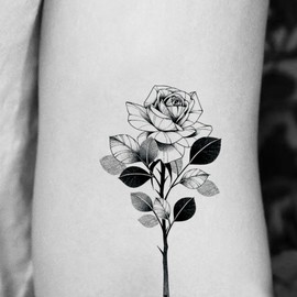 12 Pcs Temporary Tattoo Stickers Art Stickes Realistic tattoo stickers Suitable for women and girls Random color