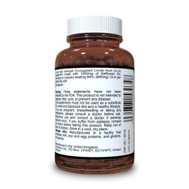 Pureclinica Concentrated CLA 1000 mg 6 Months Supply 84% Rich Conjugated Linoleic Acid The strongest CLA available, burns stubborn abdominal fat by Pureclinica