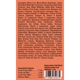 CountryMax Happy Hearts Total Blend Hamster and Gerbil Food