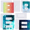 Moukiween Light Switch Cover Resin Mold, 6Pcs Silicone Molds for