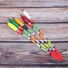 5PCS Multiple Color Balsa Wood Fishing Float Bobber Bite Indicator