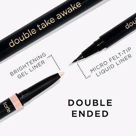 tarte double take awake micro liquid liner and brightener - nude