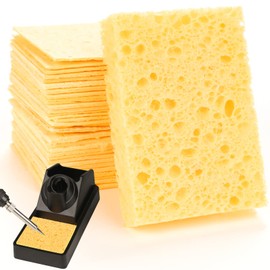 Cleaning Sponge Replacement Sponge Industrial Sponges Soldering Iron Soldering Sponge for Soldering Stations Cleaning Wire Scrubber Soldering Sponge Soldering Iron Cleaning Sponge for Workbenches and