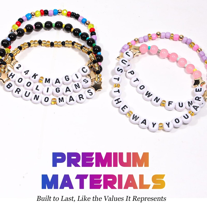 AICase Bracciali ispirati a Bruno Mars Merch,5 braccialetti dell'amicizia