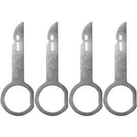 4Pcs Car Radio Removal Tool Set, Universal Pin Stereo Hooks Keys, Compatible with for all kinds of cars