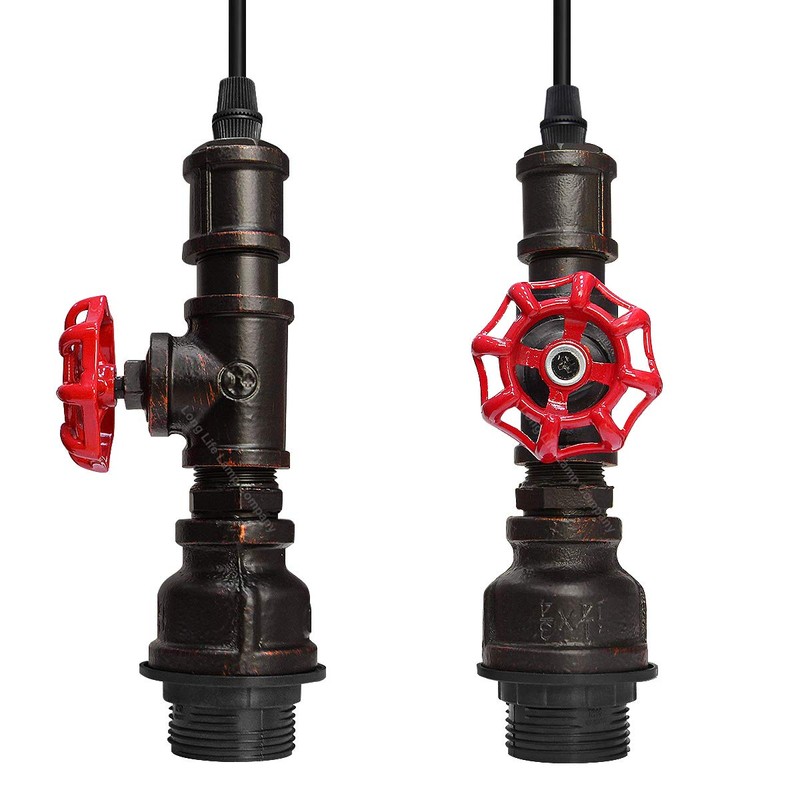 Long Life Lamp Company Industrial Steampunk Pendant Light Rustic Metal