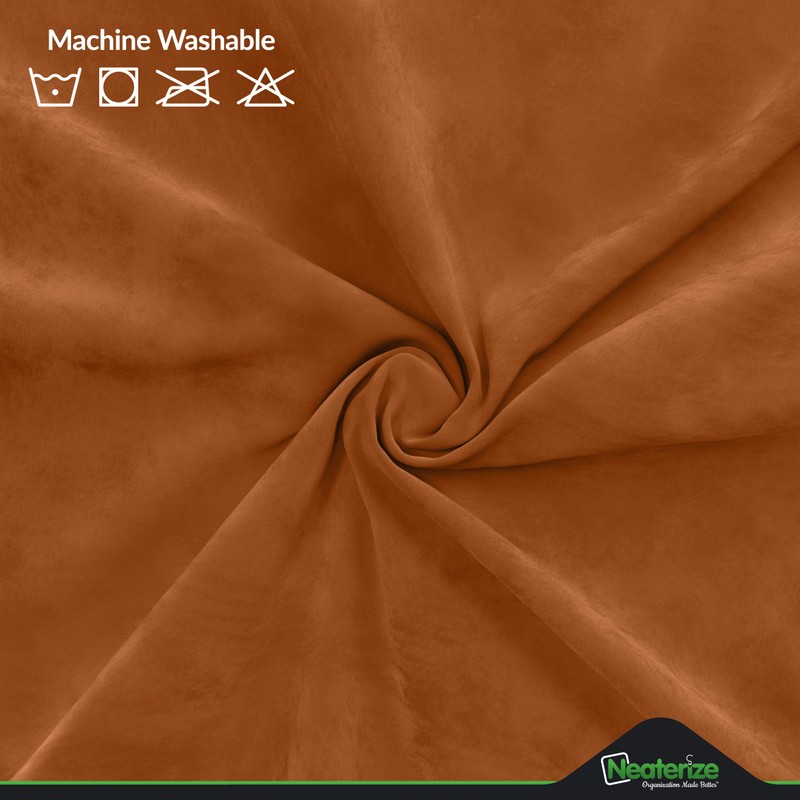 NEATERIZE Throw Pillow Covers 20x20 Burnt Orange - Fall Decor