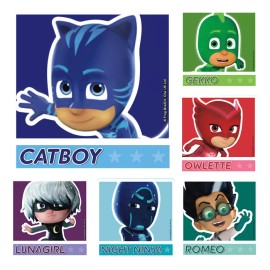 PJ Masks 25 PJ Masks Stickers Party Favors Teacher Supply - Amaya - Connor - Greg #3