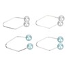 2 Pairs Dimple Trainer Stainless Steel Easy to Wear Develop