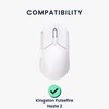 kwmobile Mouse Feet Sticker Compatible with Kingston Pulsefire Haste 2
