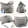 modamoda de T159 Women's Leather Shoulder Bag Medium Handmade in