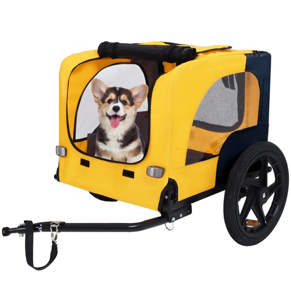 Aosute Pet Bike Trailer,Dog Bike Trailer for Small and Medium