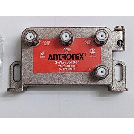 Antronix CMC4003BU 3-Way Balanced Vertical Splitter, 1.218 GHz High Performance for Coax Cable TV & Internet Optimized MoCA 2.0 Performance (1)
