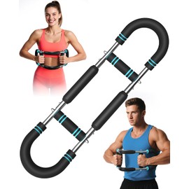 Kapebow Twister Arm Trainer, PowerTwist Arm Trainer, Adjustable Forearm Strengthener, Arm Exercise Equipment, Chest Workout Equipment, Portable Spring Resistance for Home Workout Equipment,20-60LB