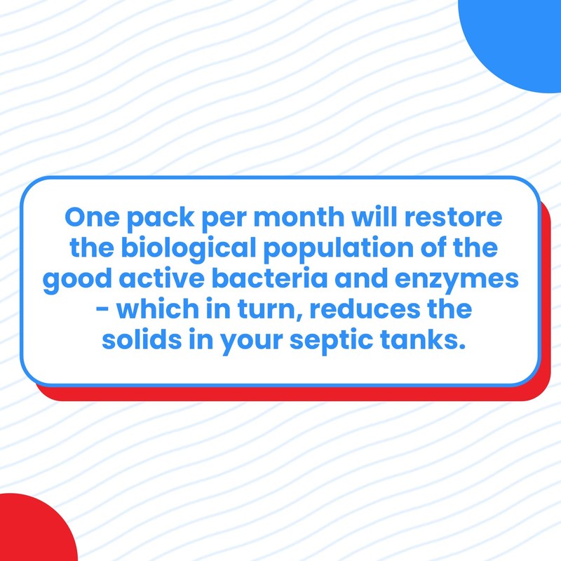 Septic Tank Treatment | Septic Enzyme Pods | 1 Year