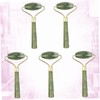 KOMBIUDA 5pcs Natural Rolling Jade Eye Massager Eye Beauty Roller