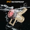 YIERBLUE Rechargeable Spotlight 1000,000 Lumen LED, IP67 Waterproof Handheld Flashlight,