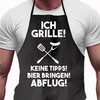 Shirtoo Barbecue Apron with 'Ich Grille' German Text