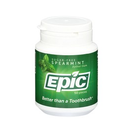 Epic Spearmint Gum Xylitol Sweetened 50 Pieces